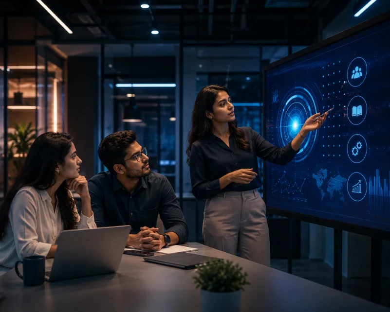 Leaders and mentors collaborating across a global network
